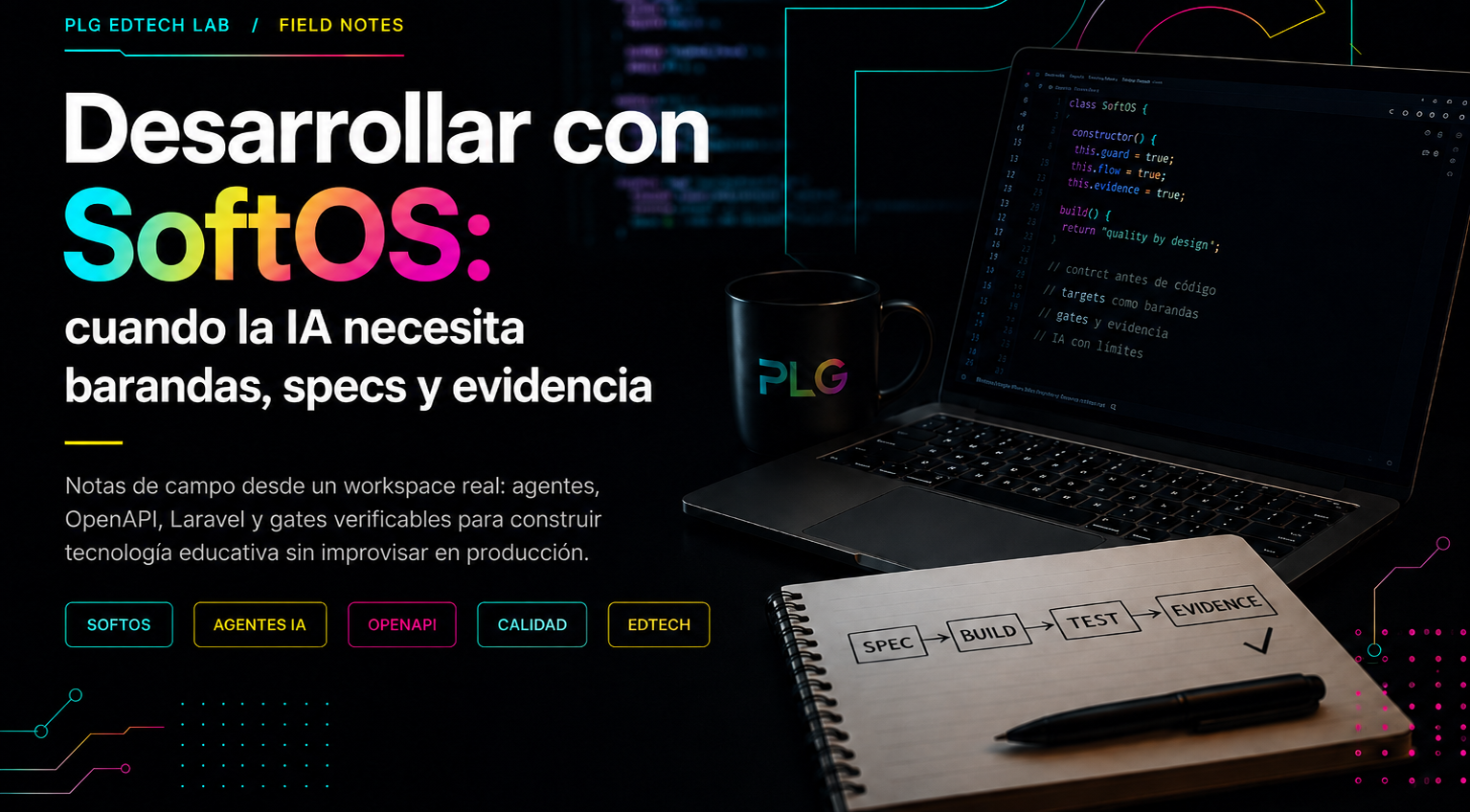 Desarrollar con SoftOS: cuando la IA necesita barandas, specs y evidencia